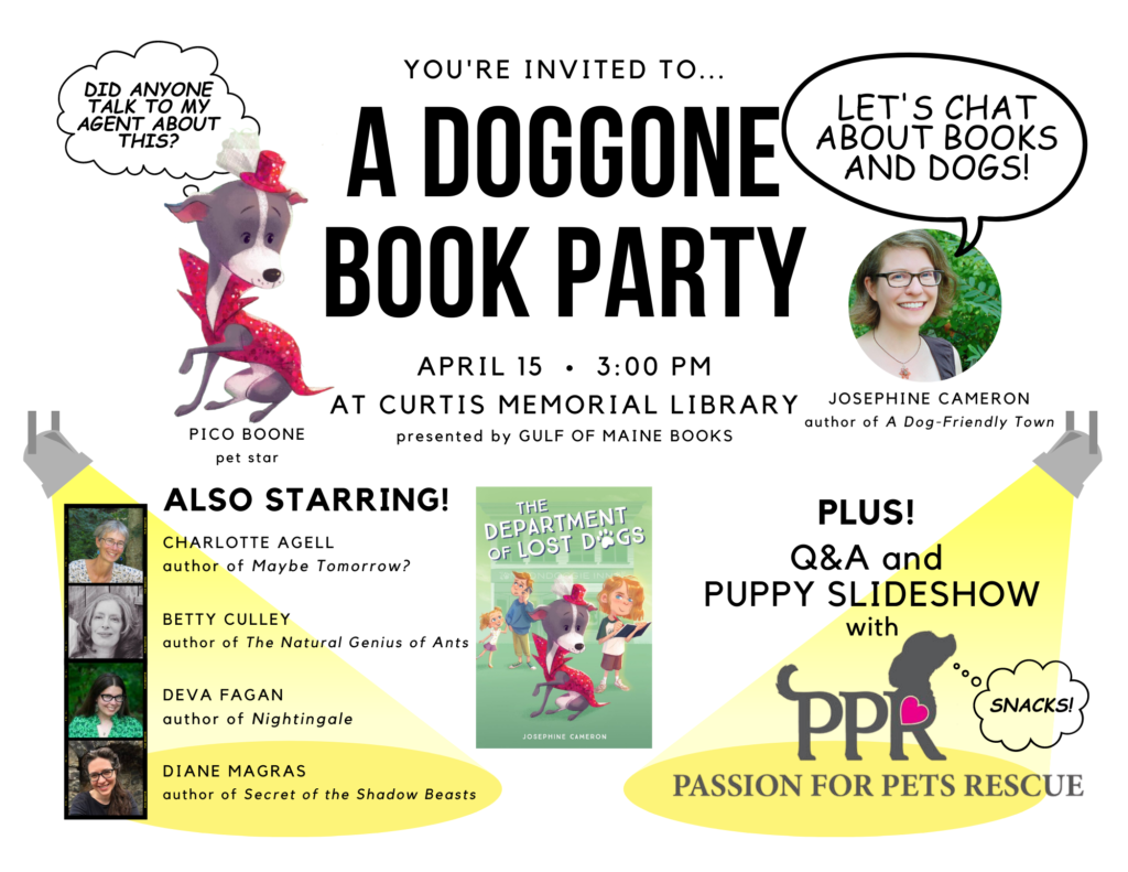 A Doggone Book Party Flyer